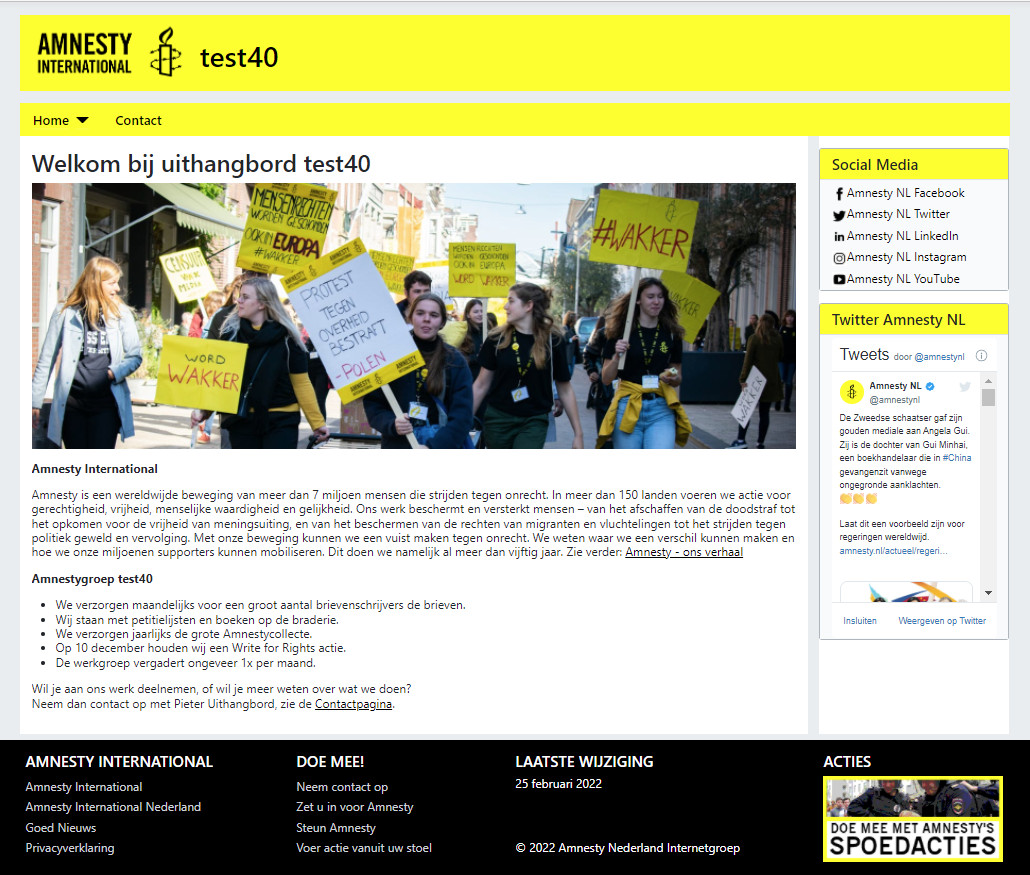 Uithangbord Brandlogo geel